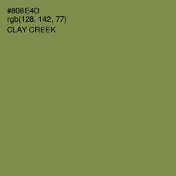 #808E4D - Clay Creek Color Image